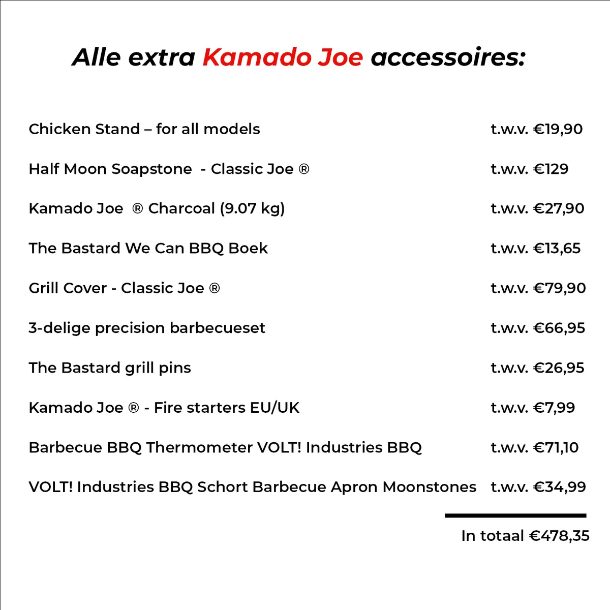 Kamado Joe Classic II Fully loaded, Kamado Joe, BBQkopen