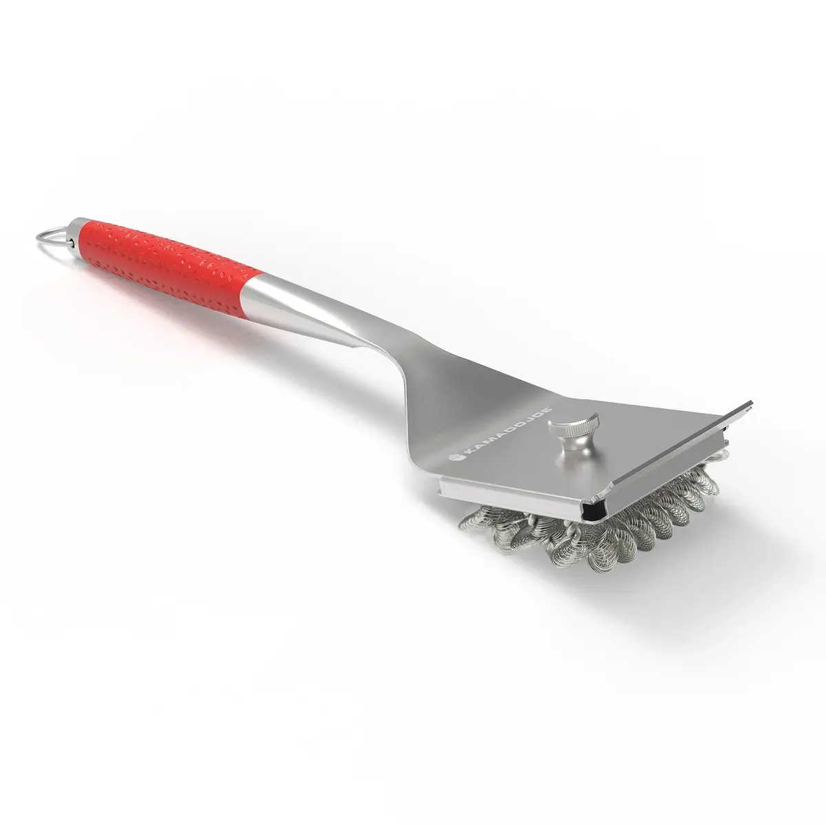 Kamado Joe Grill Tools - Grill Cleaning Brush with Scraper, Kamado Joe, bbqkopen.nl
