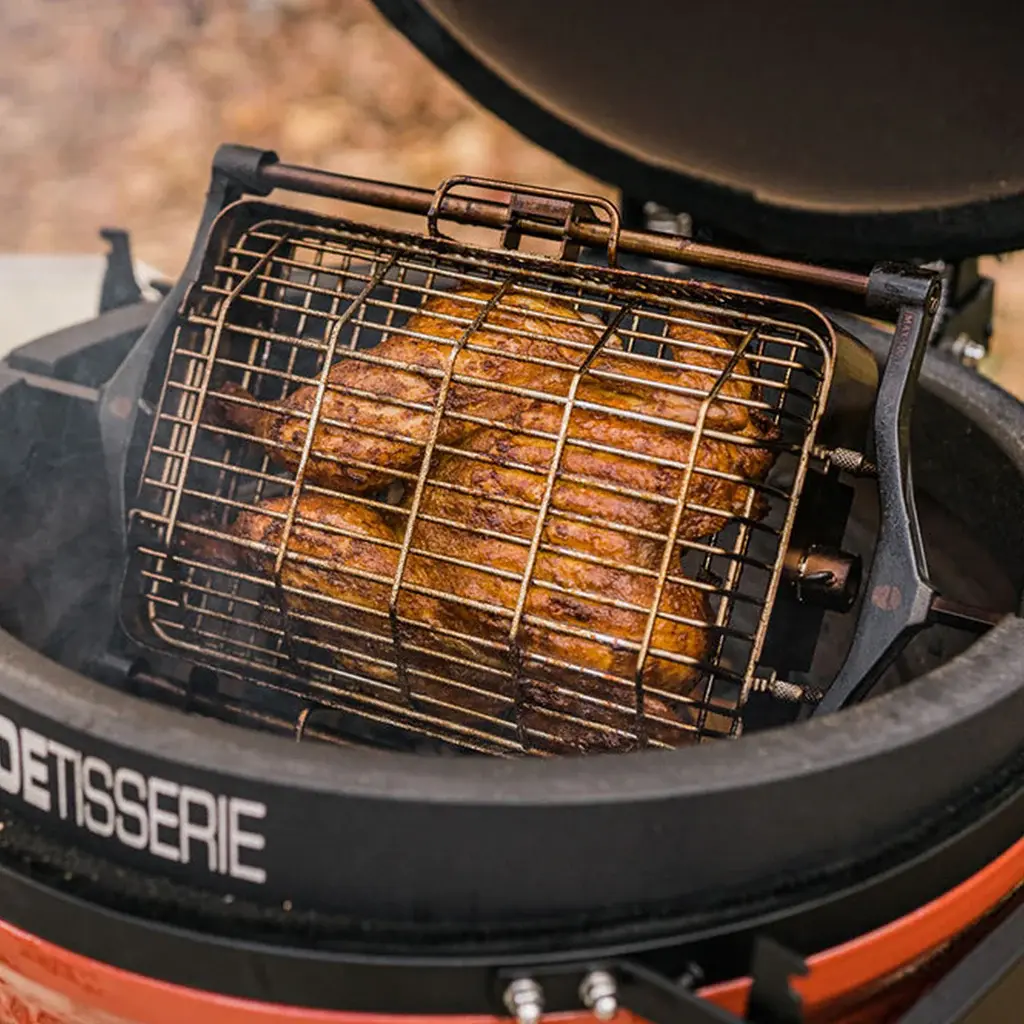 Kamado Joe JoeTisserie Basket Kit sfeerfoto, Kamado Joe, bbqkopen