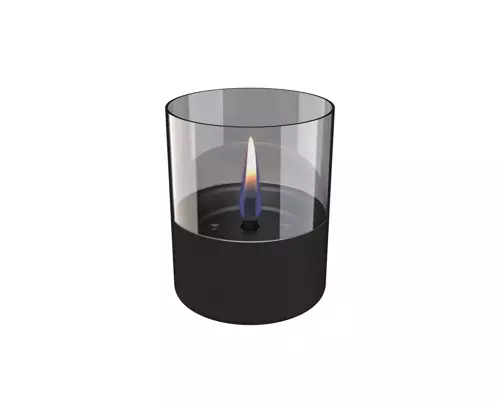 Lilly Glass 10 cm - zwart