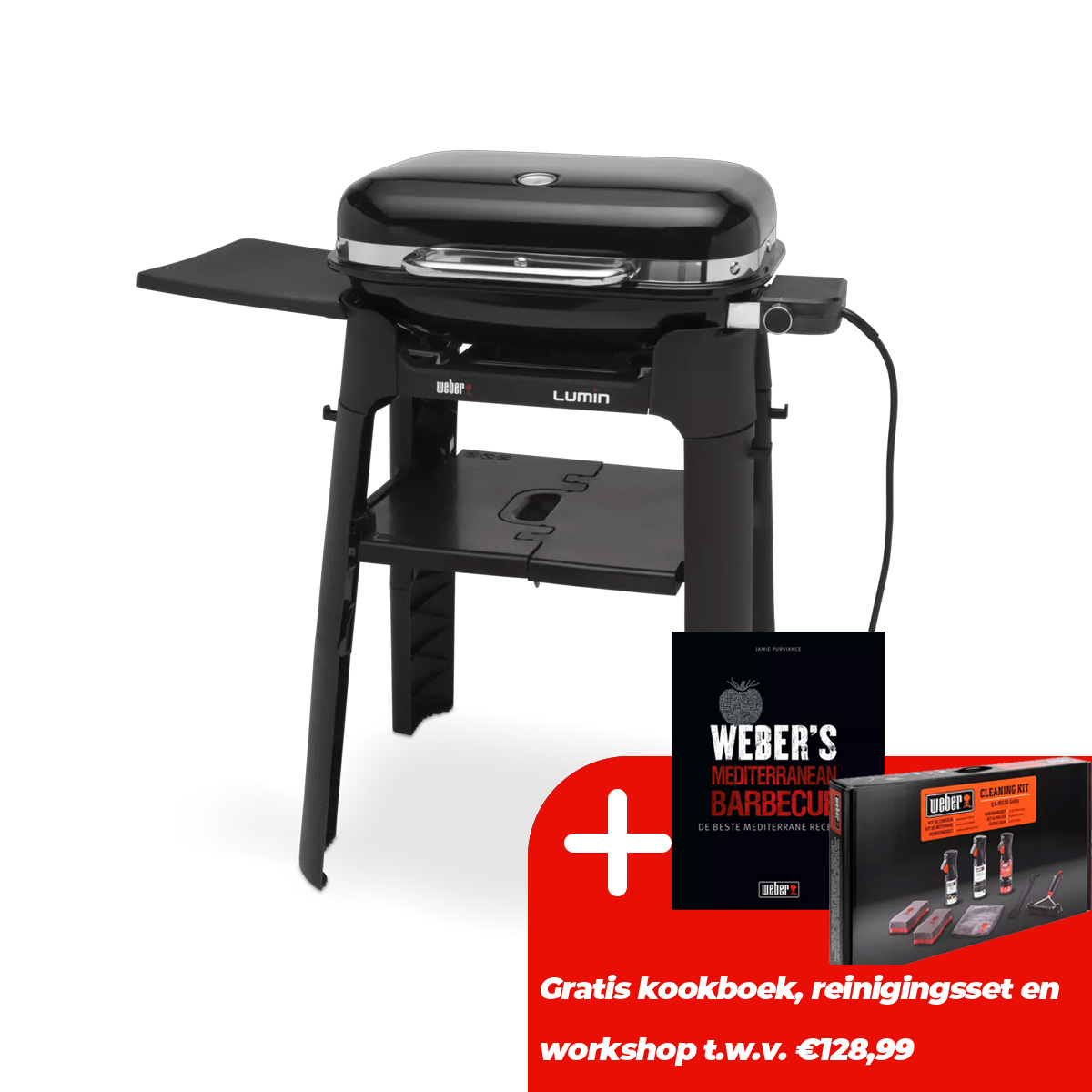 Lumin black w/stand, elektrisch - afbeelding 1