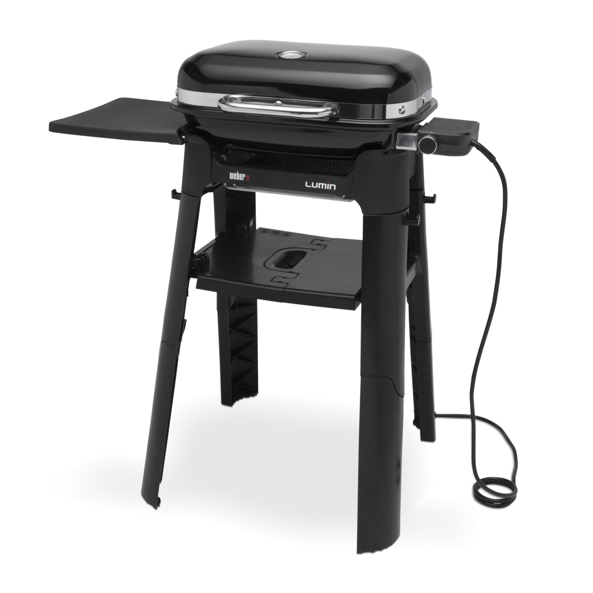 Lumin Compact Black Elektrisch with stand - bbqkopen.nl