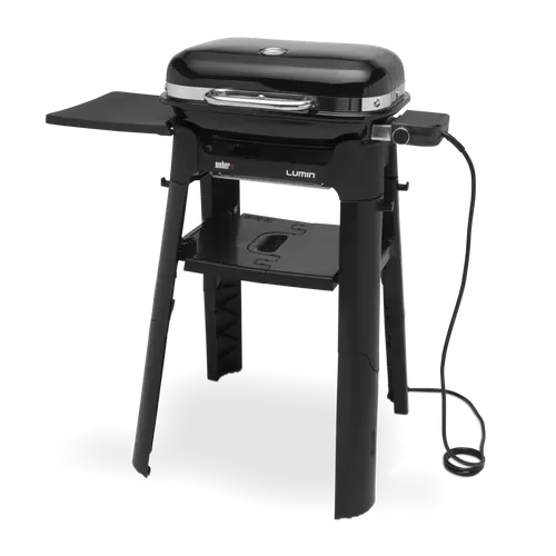 Lumin Compact Black Elektrisch with stand - bbqkopen.nl