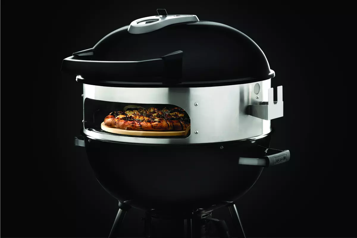 Napoleon spit en pizzaoven voor kettle d57cm - in bbq - bbqkopen.nl