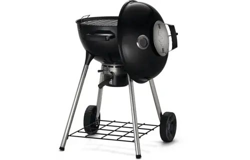 Napoleon Charcoal Premium NK18K-LEG-3 (Ø 47 cm) schuin open, Napoleon, BBQkopen