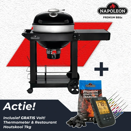 Napoleon Charcoal Pro PRO22K-CART-3 (Ø 57 cm) actie, Napoleon, BBQkopen