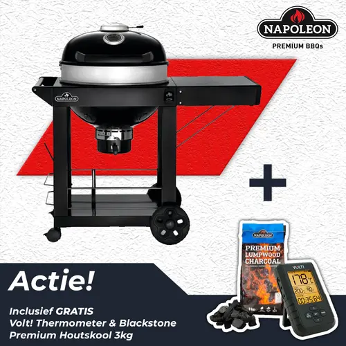 Napoleon Charcoal Pro PRO22K-CART-3 (Ø 57 cm) actie, Napoleon, BBQkopen