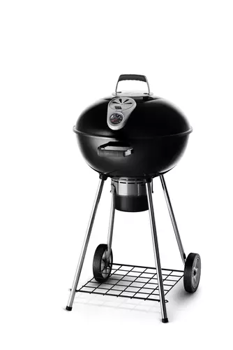 Napoleon Kettle 57 cm Zwart Houtskoolbarbecue schuin, Napoleon, BBQkopen