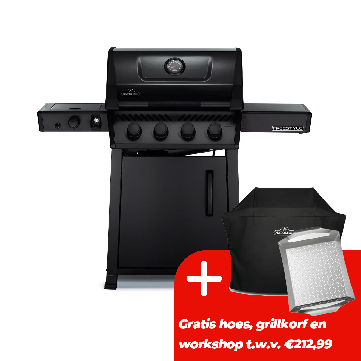 Napoleon Phantom Freestyle™ 425 Matzwart - afbeelding 1