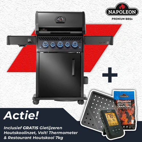 Napoleon Phantom Rogue PRO-S 425 Gas BBQ Zwart Barbecue - afbeelding 1