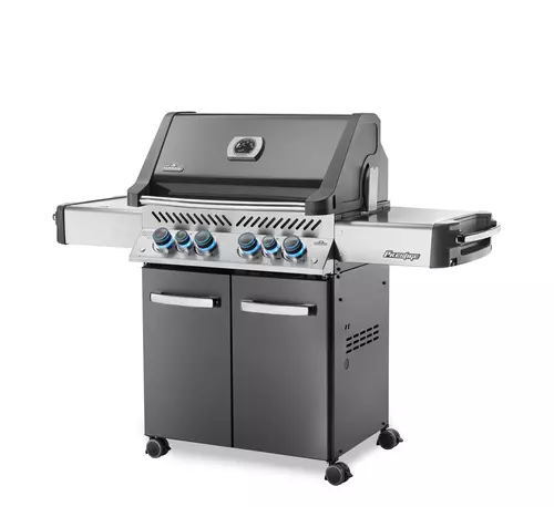 Napoleon Prestige® 500 Charcoal Grey schuin, Napoleon, BBQkopen