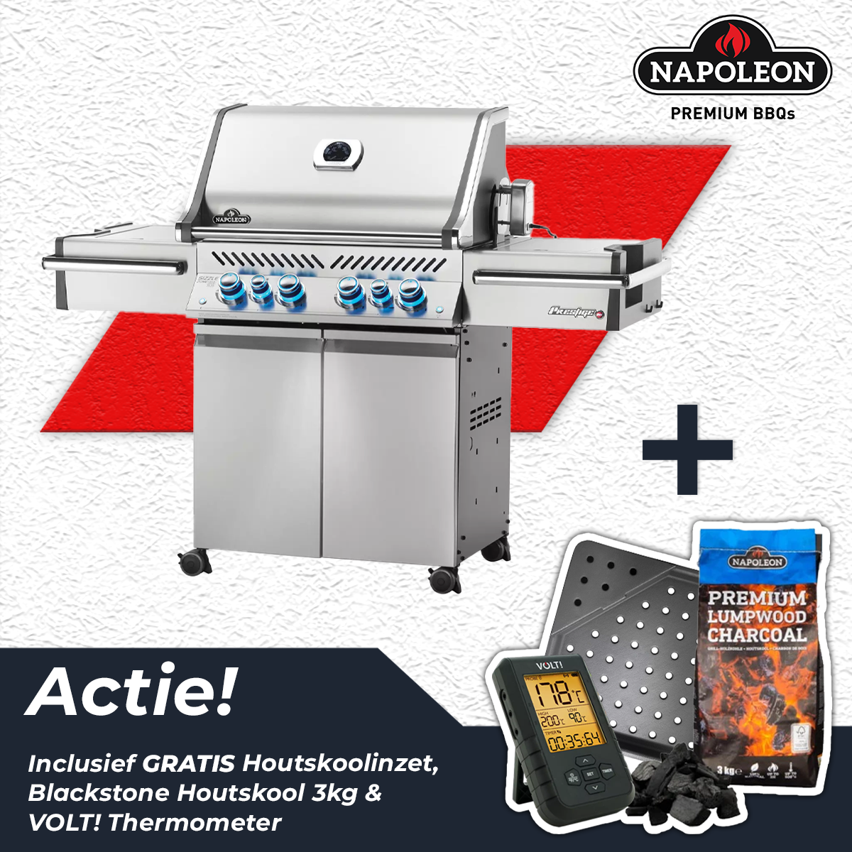 Napoleon Prestige PRO™ 500 Zilver actie, Napoleon, BBQkopen