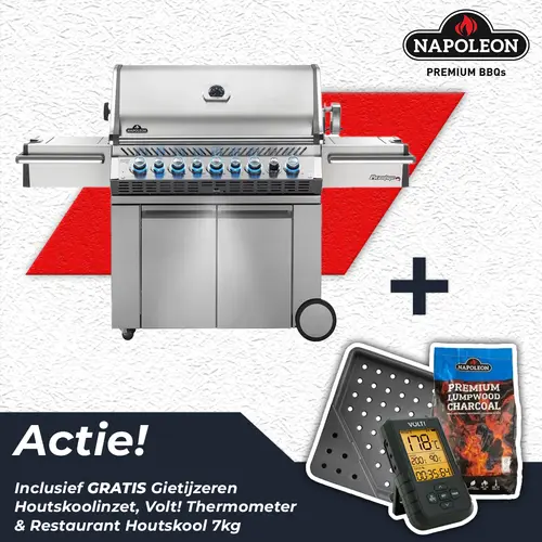 Napoleon Prestige PRO™ 665 RSIB Zilver actie, Napoleon, BBQkopen