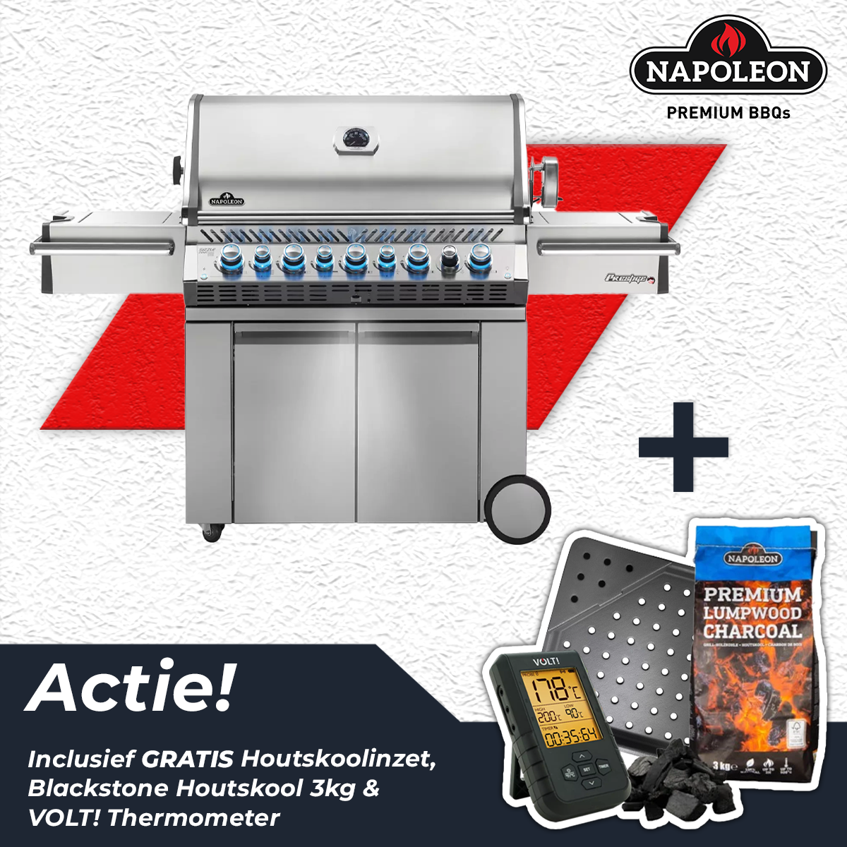 Napoleon Prestige PRO™ 665 RSIB Zilver actie, Napoleon, BBQkopen