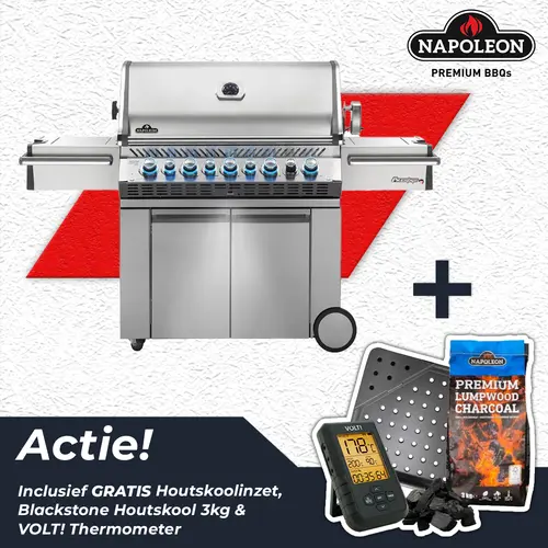 Napoleon Prestige PRO™ 665 RSIB Zilver actie, Napoleon, BBQkopen