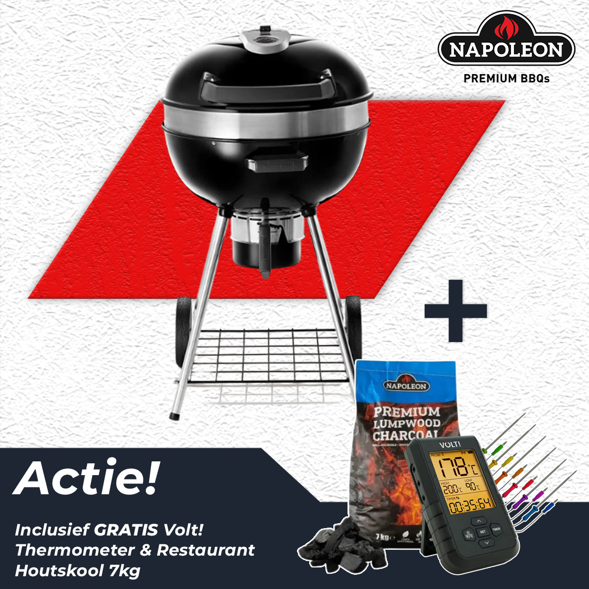Napoleon Pro Kettle PRO22K-LEG-2 (Ø 57 cm) - afbeelding 1