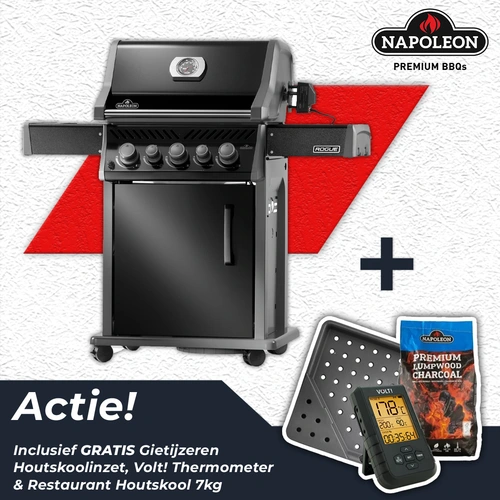 Napoleon Rogue 425 Gas BBQ Zwart Barbecue - afbeelding 1