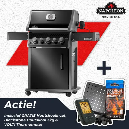 Napoleon Rogue 425 Gas BBQ Zwart Barbecue - afbeelding 1