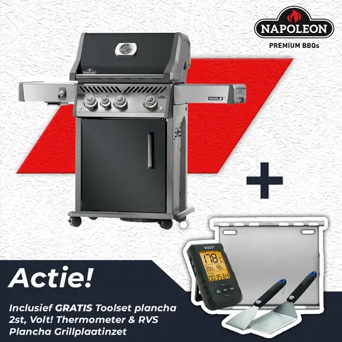 Napoleon Rogue Pro 425 Gas BBQ Limited Edition Grijs Barbecue - afbeelding 1