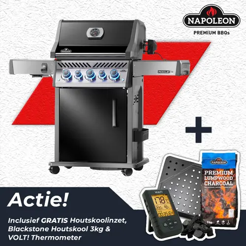 Napoleon Rogue PRO-S 425 Gas BBQ Zwart Barbecue - afbeelding 1