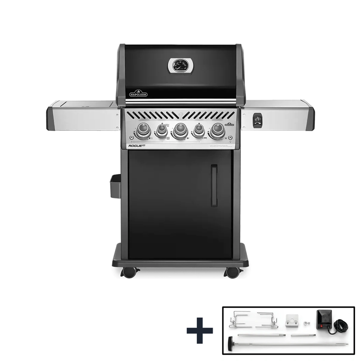 Napoleon Rogue® SE 425 Zwart met draaispit, Napoleon, BBQkopen