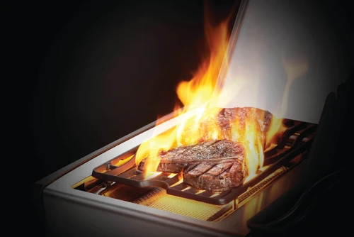 Napoleon Rogue® SE 525 Zwart zijbrander aan, Napoleon, BBQkopen