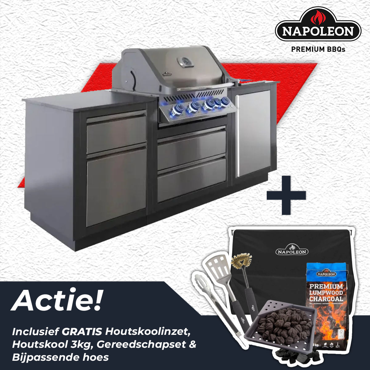 OASIS™ Compact Inbouwbarbecue Prestige® 500 actie, Napoleon, BBQkopen