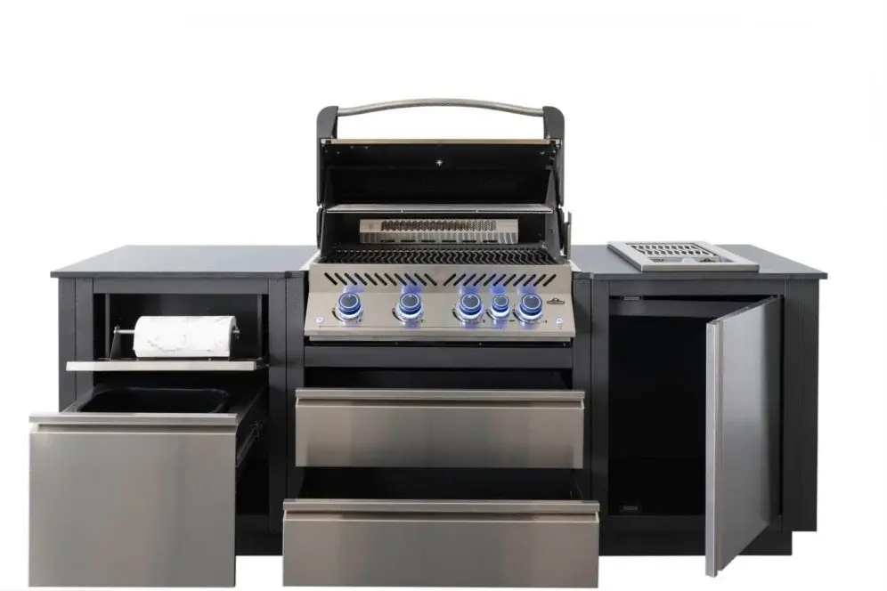 OASIS™ Compact Inbouwbarbecue Prestige® 500 open, Napoleon, BBQkopen