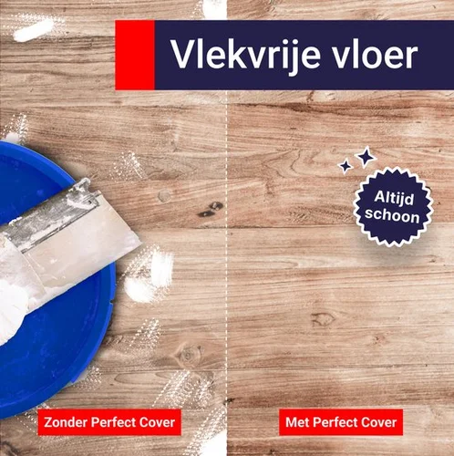 Perfect cover standaard 1x25m vlekvrije vloer , verbo, bbqkopen.nl