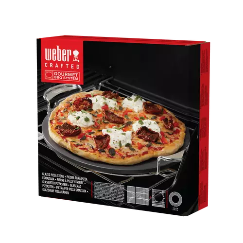 Weber Crafted Geglazuurde Pizzasteen verpakking, Weber, bbqkopen