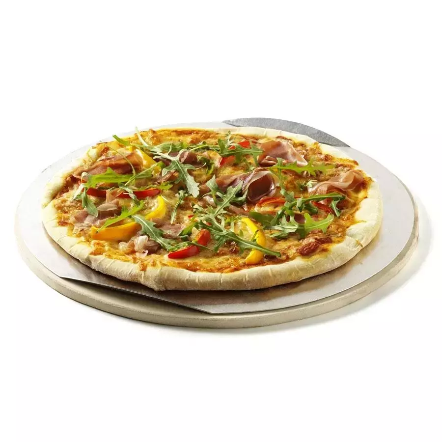 chocola troon Kwadrant Pizzasteen rond medium - BBQkopen