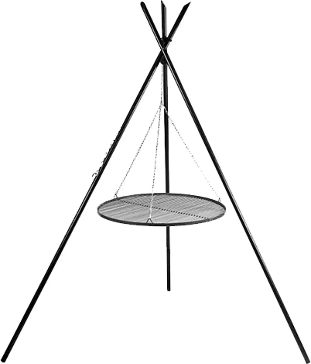 Premium grillrooster staal Tipi  driepoot 220cm ø80cm