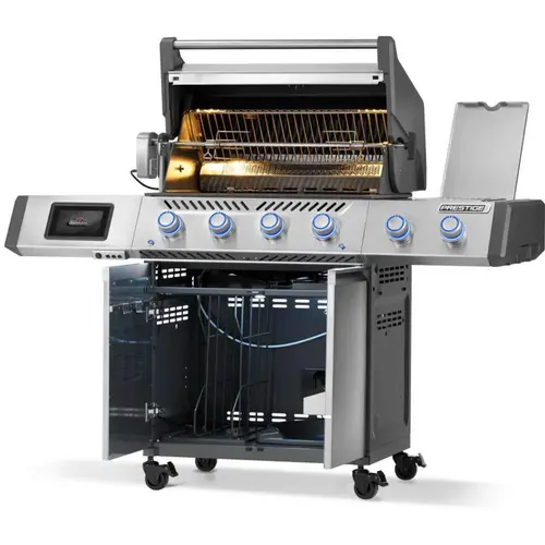 Prestige pro 500 connected zwart open, Napoleon, bbqkopen.nl