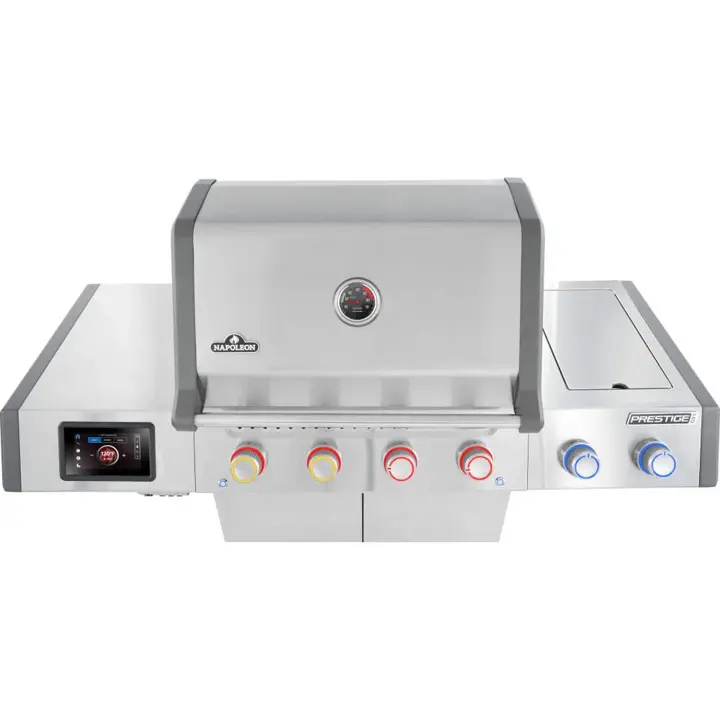 Prestige pro 500 connected zwart bovenaanzicht, Napoleon, bbqkopen.nl