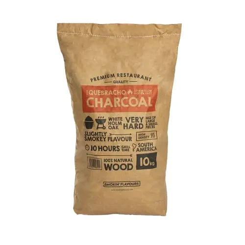 Quebracho houtskool 10kg, Smokin' Flavours, bbqkopen