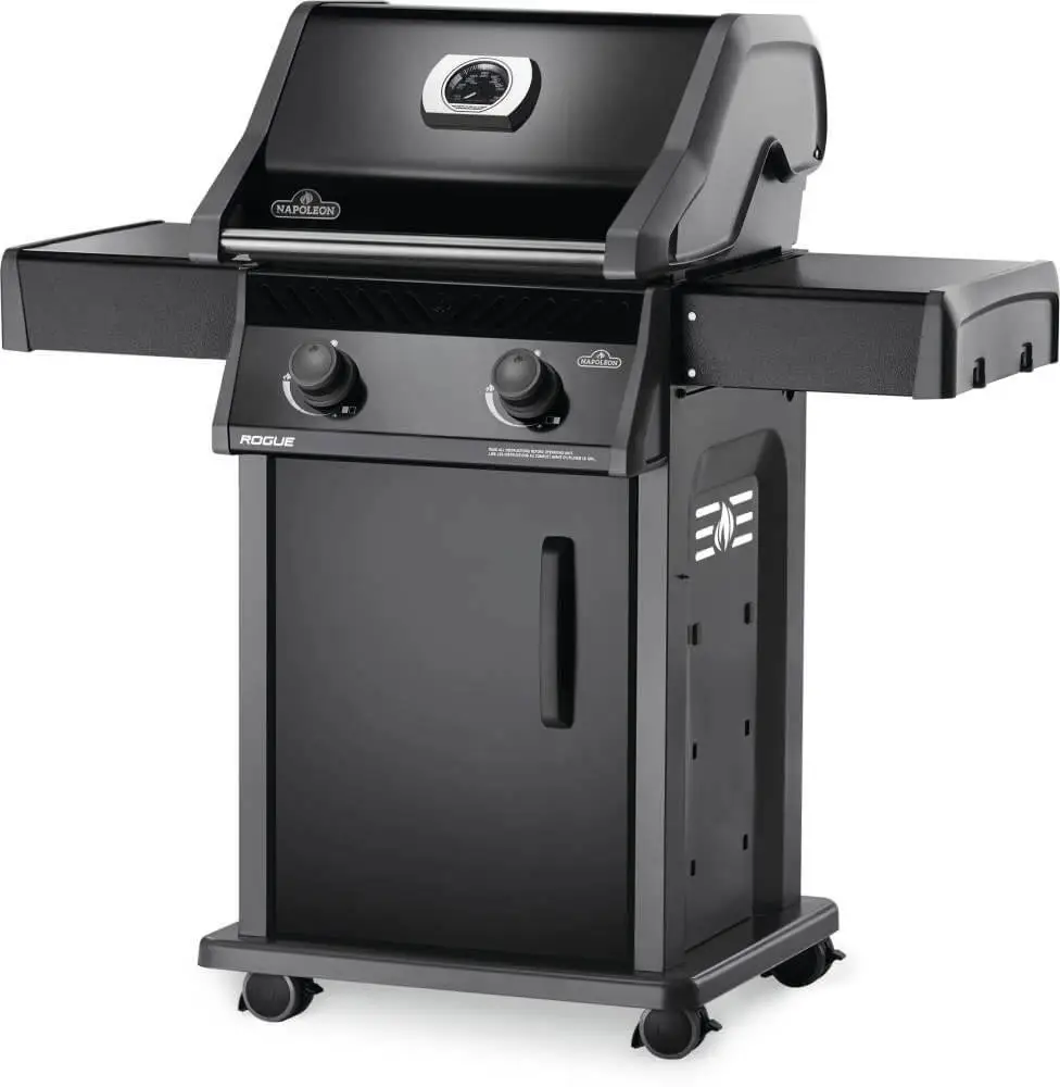 Rogue 365 matte black LPG, Napoleon, BBQkopen.nl