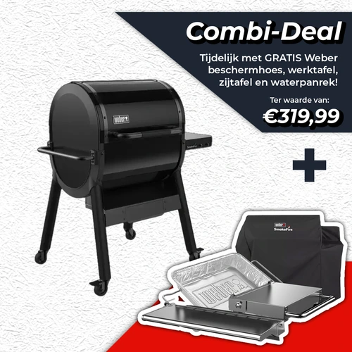 Smokefire EPX4 pelletbarbecue actie, Weber, bbqkopen