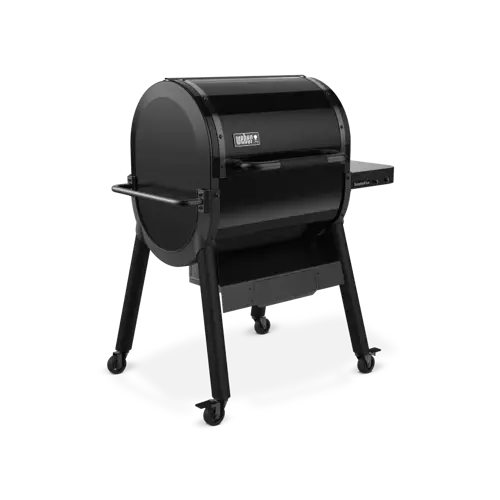 Smokefire EPX4 pelletbarbecue zijkant, Weber, bbqkopen