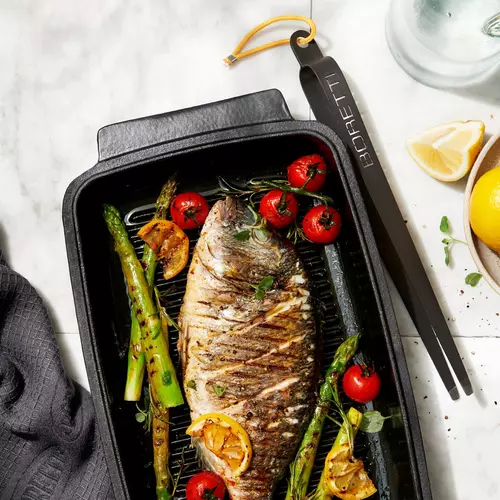 Boretti Solido Rechthoekige Grillpan, Gerecht, Boretti, BBQkopen