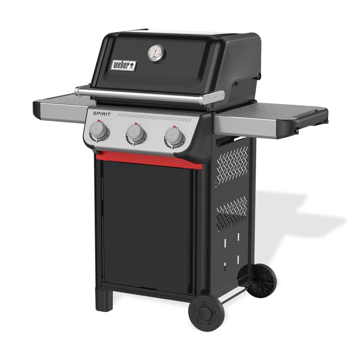 Spirit E-310 zijkant, Weber, bbqkopen