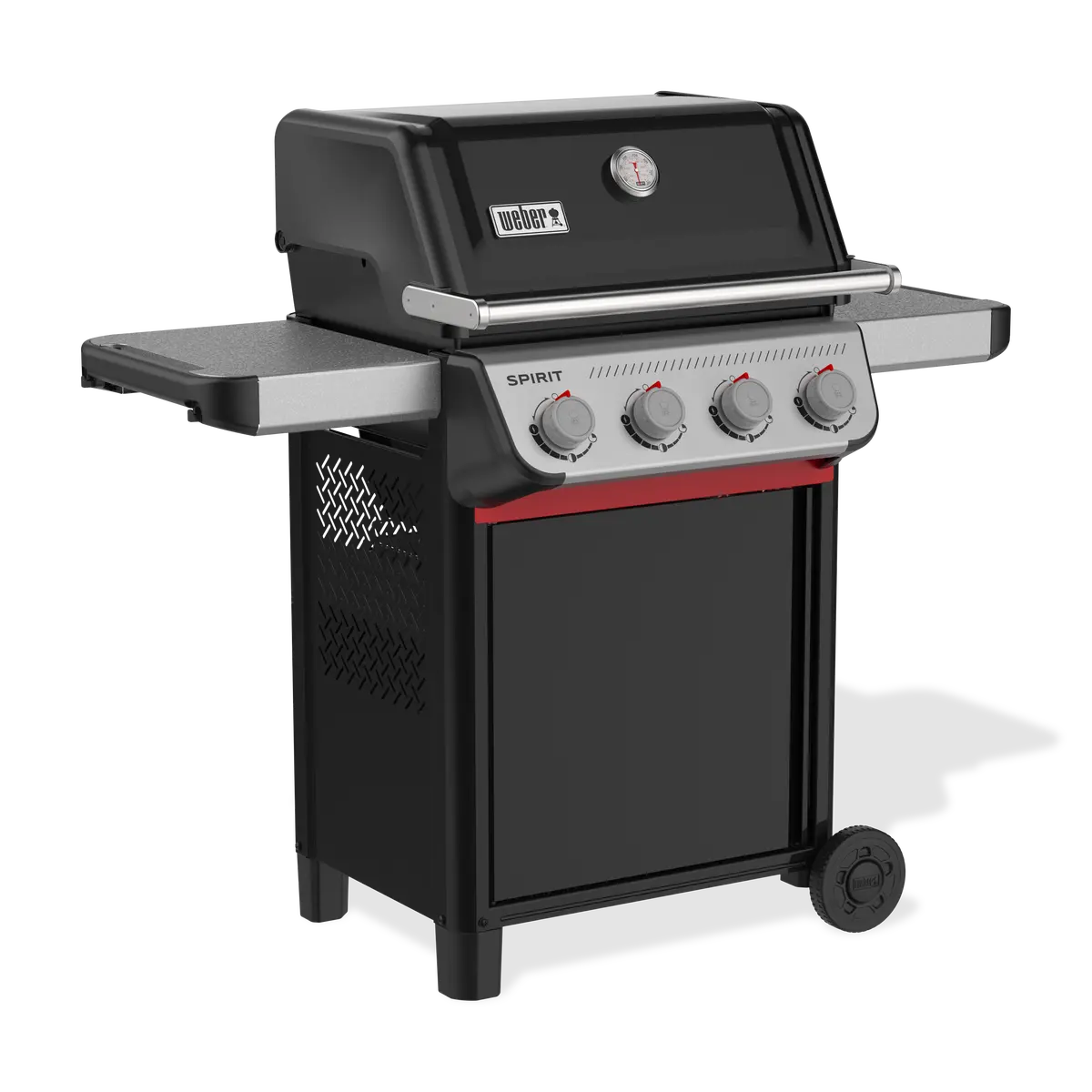 Spirit E-410 zijkant, Weber, bbqkopen