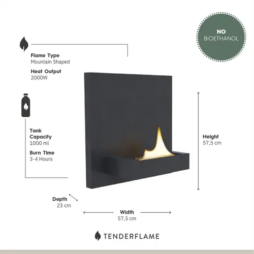 Square 180 Black informatie, Tenderflame, bbqkopen.nl