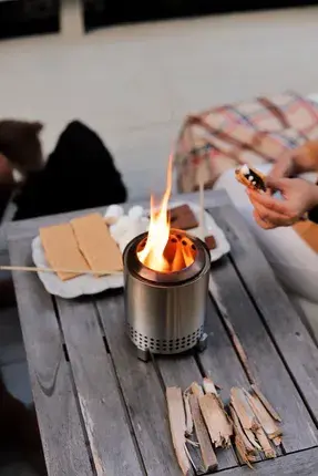 Tafelvuurkorf mesa rvs d12.7cm sfeer, Solo Stove, bbqkopen