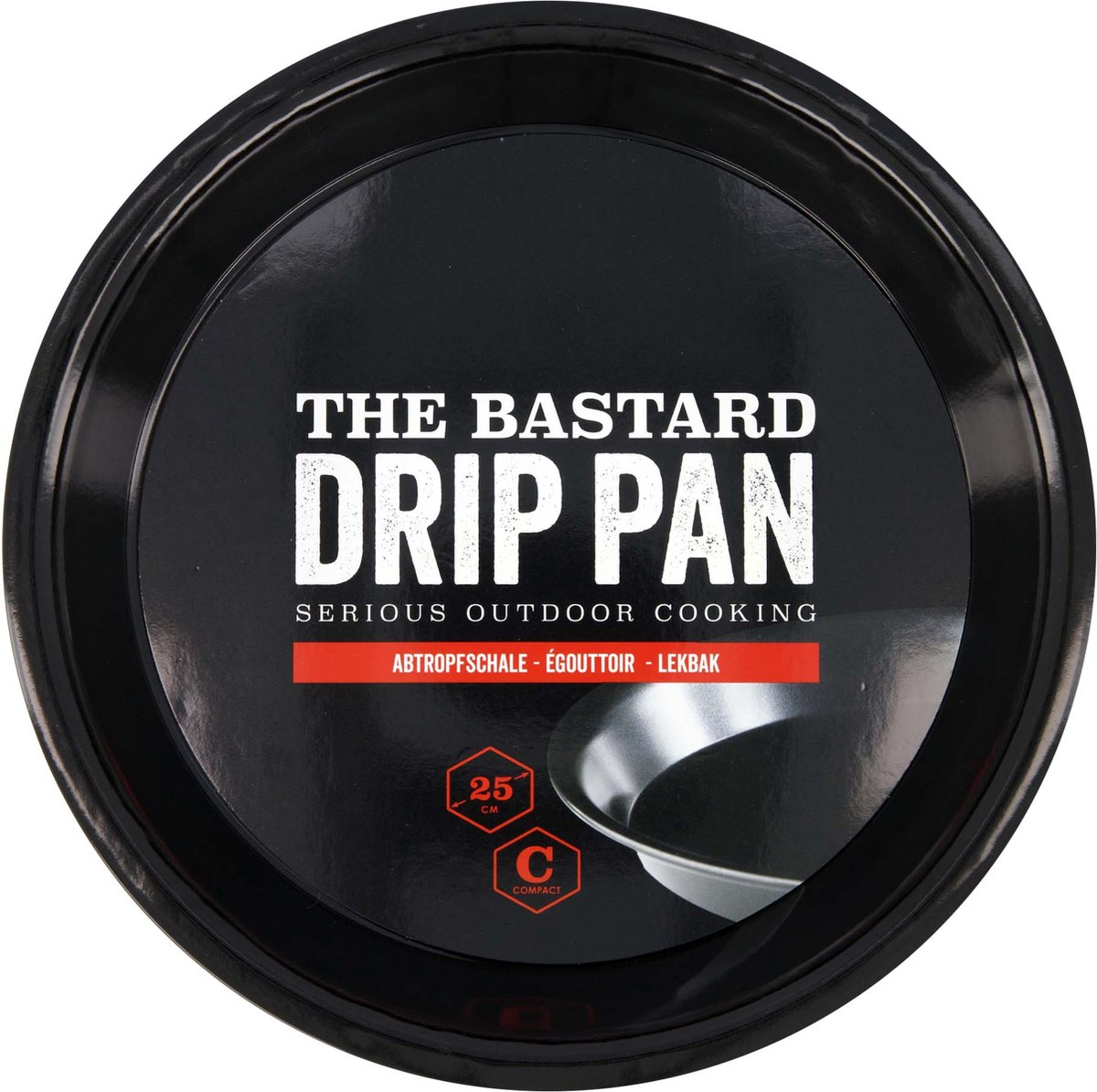 The Bastard Drip Pan Compact www.bbqkopen.nl