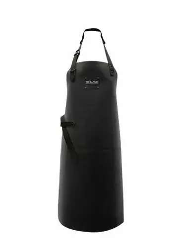 The Bastard lederen schort - zwart