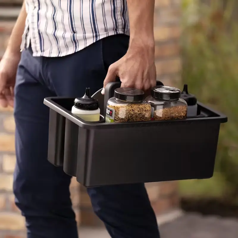 Transport caddy side table drop in, Weber, BBQkopen