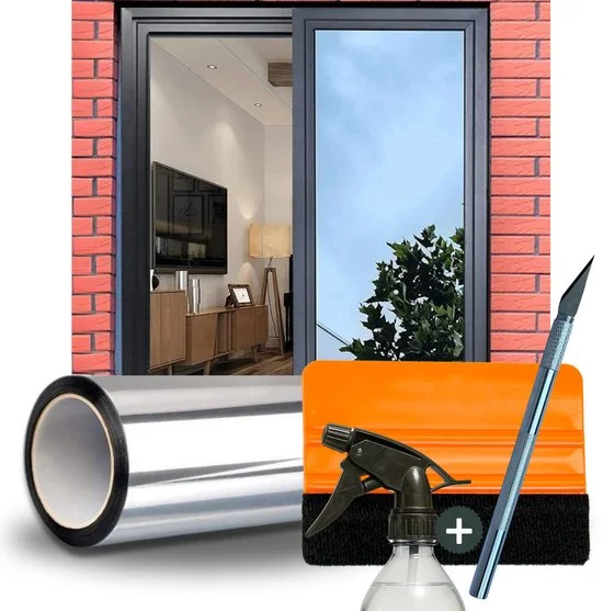 VERBO WINDOW PRIVACY FILM SILVER 60X200CM, verbo, bbqkopen.nl