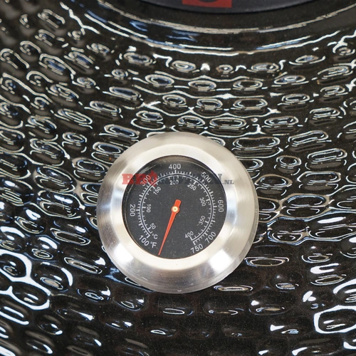 Volt! Kamado BBQ 22 Inch - thermometer - bbqkopen.nl