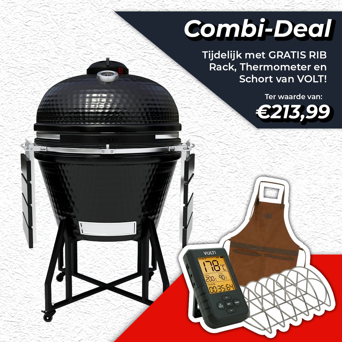 Volt! Industries Grenade Grill 24 Inch Set, Weber, BBQkopen