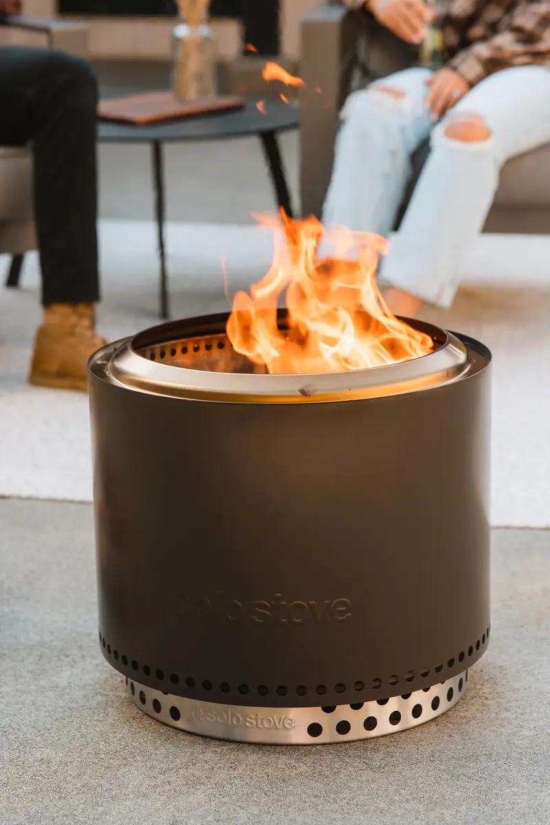 Vuurkorf bonfire d49.5cm zwart sfeer, Solo Stove, bbqkopen